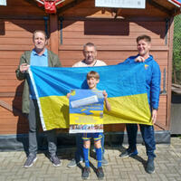Foto 1 von 1 aus der Galerie zum Filmpost-Artikel Bundesliga-Nachwuchs kickt in Hehlrath für Ukraine vom 28.04.2022