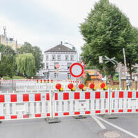 Foto 1 von 1 aus der Galerie zum Filmpost-Artikel Sanierung Talstraße: Kreuzung nun vollgesperrt vom 13.06.2022
