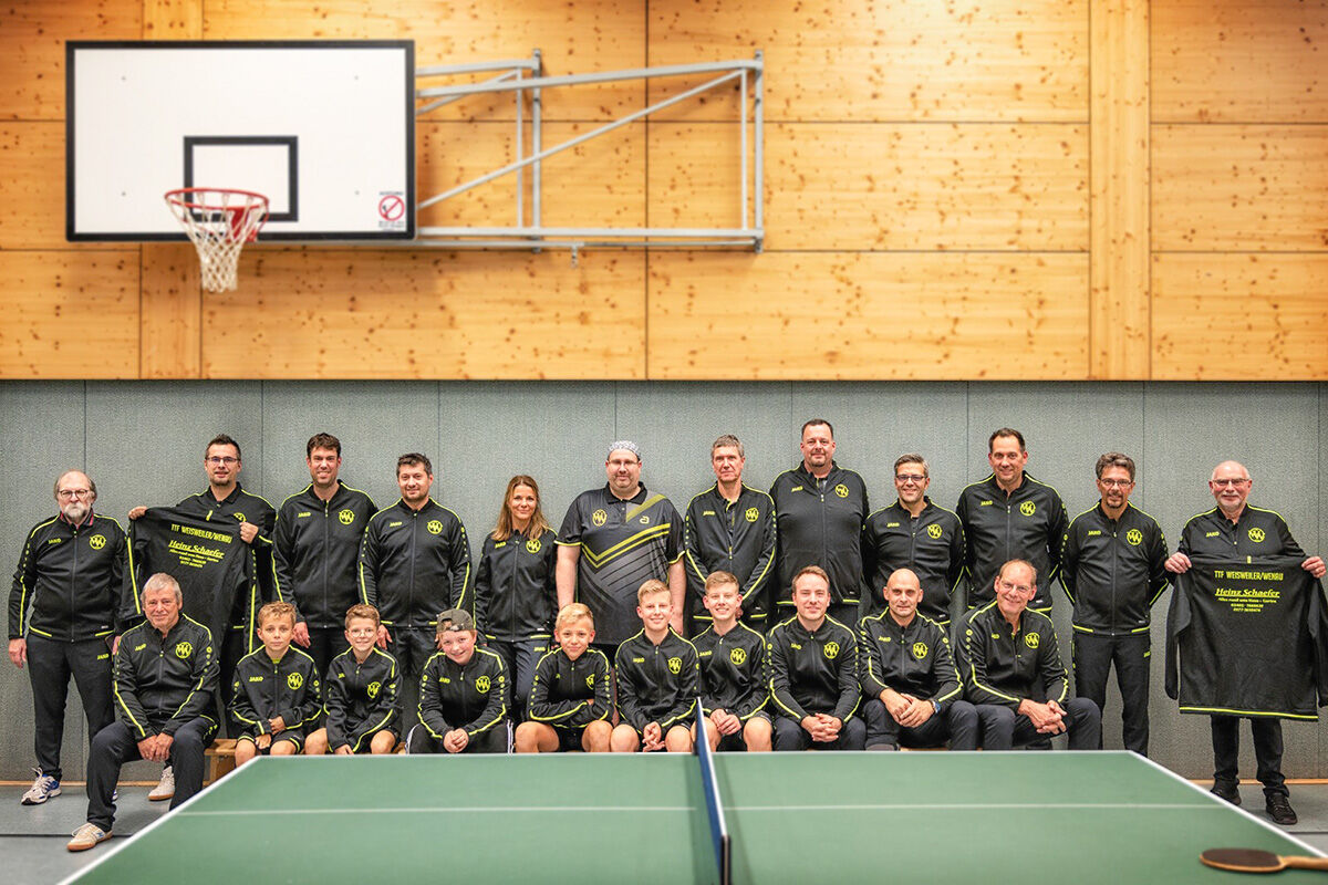 Trainingsanzüge für die Tischtennisfreunde Weisweiler-Wenau - Peter Kaul