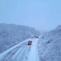 Foto 1 von 1 aus der Galerie zum Filmpost-Artikel Schnee-Chaos: Polizei warnt nach Unfällen vor Fahrbahnglätte vom 19.01.2023