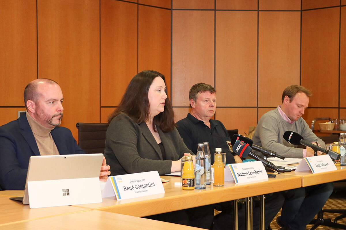 Pressekonferenz zur Explosion in Eschweiler - Manuel Hauck