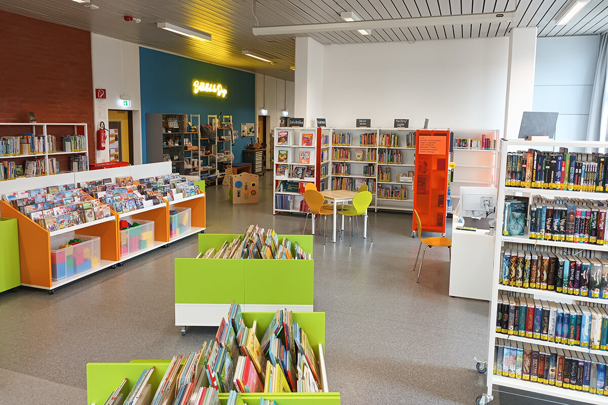 Kinderbereich in der Stadtbücherei Eschweiler - Stadtbücherei Eschweiler, Ingrid Nicoleitzik